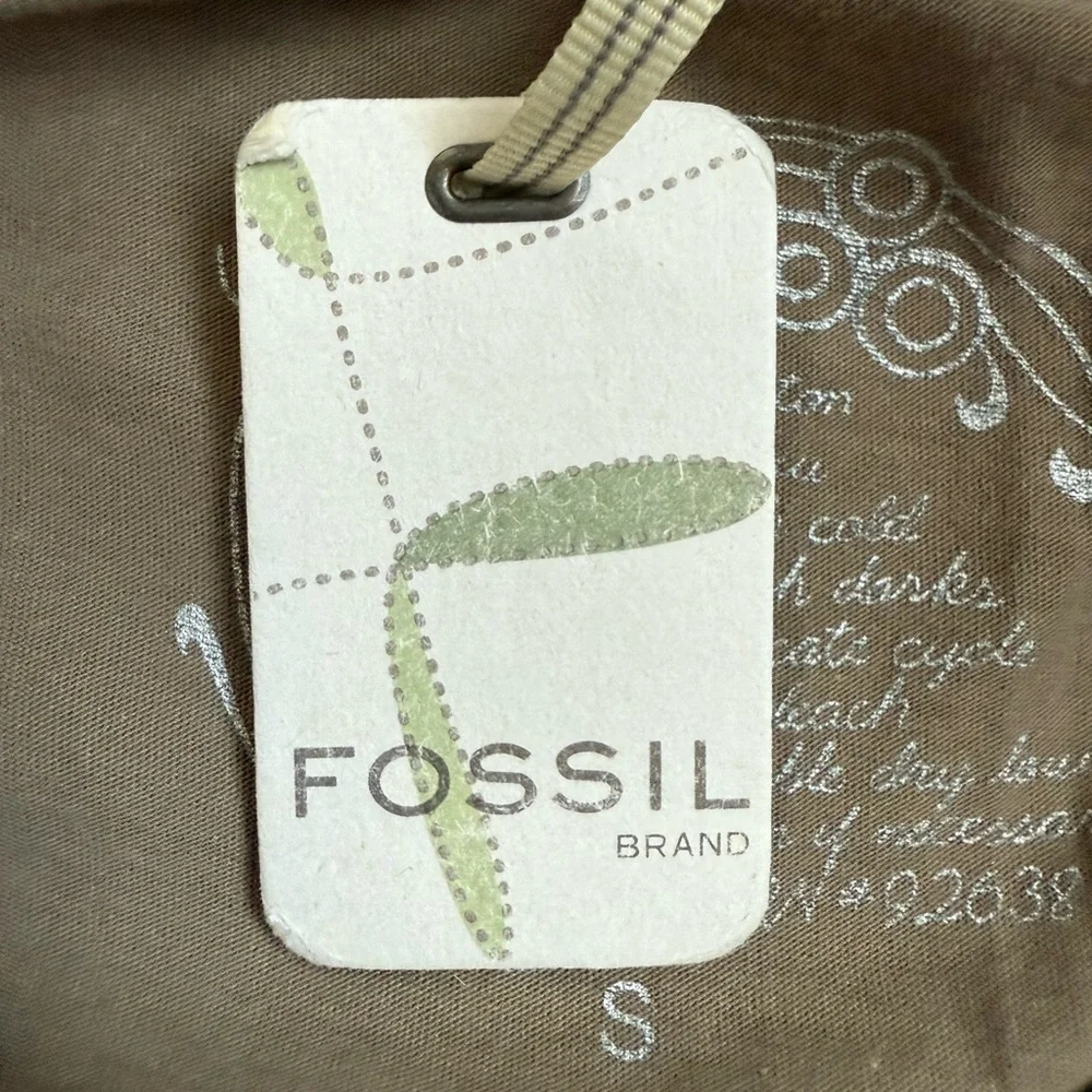 Fossil Classic Beige Long Sleeve Top - Picture 5 of 6